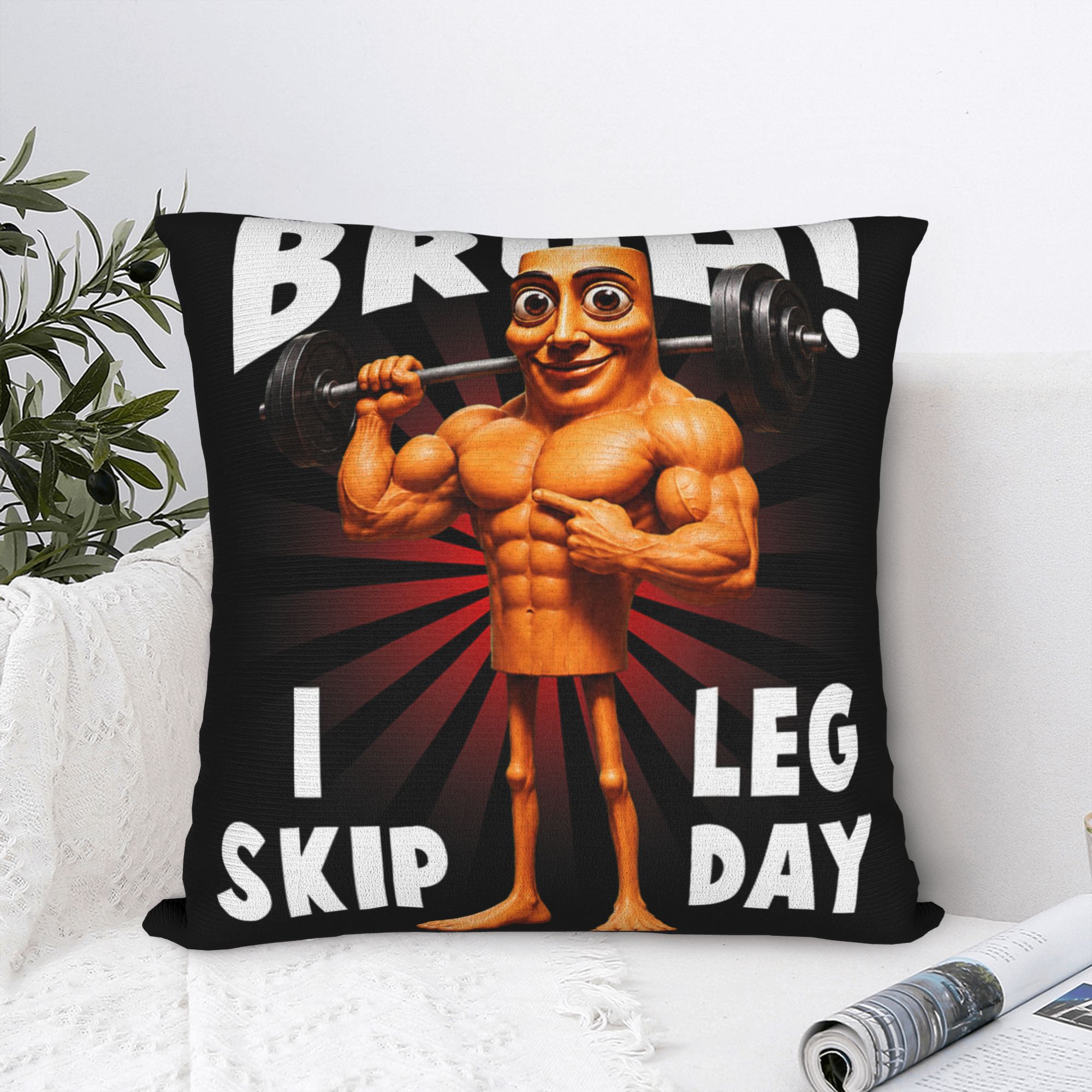 Bruh I Skip Leg Day Tung Tung  - огляд і ціна Home Gym Leg Day
