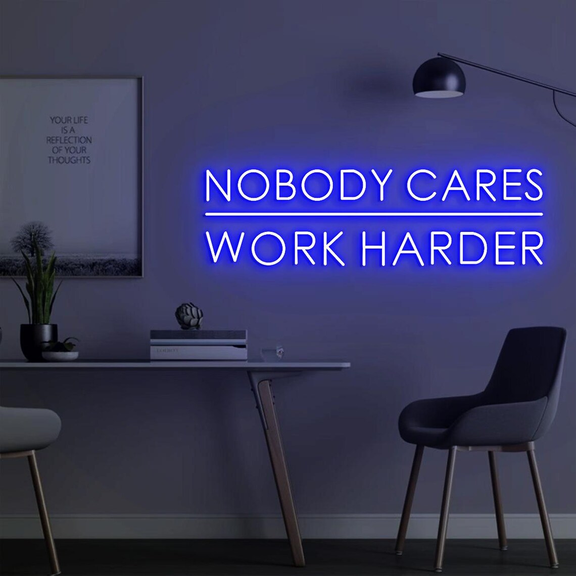 Nobody Cares Work Harder Neon  - огляд і ціна Home Gym Outdoor Ideas