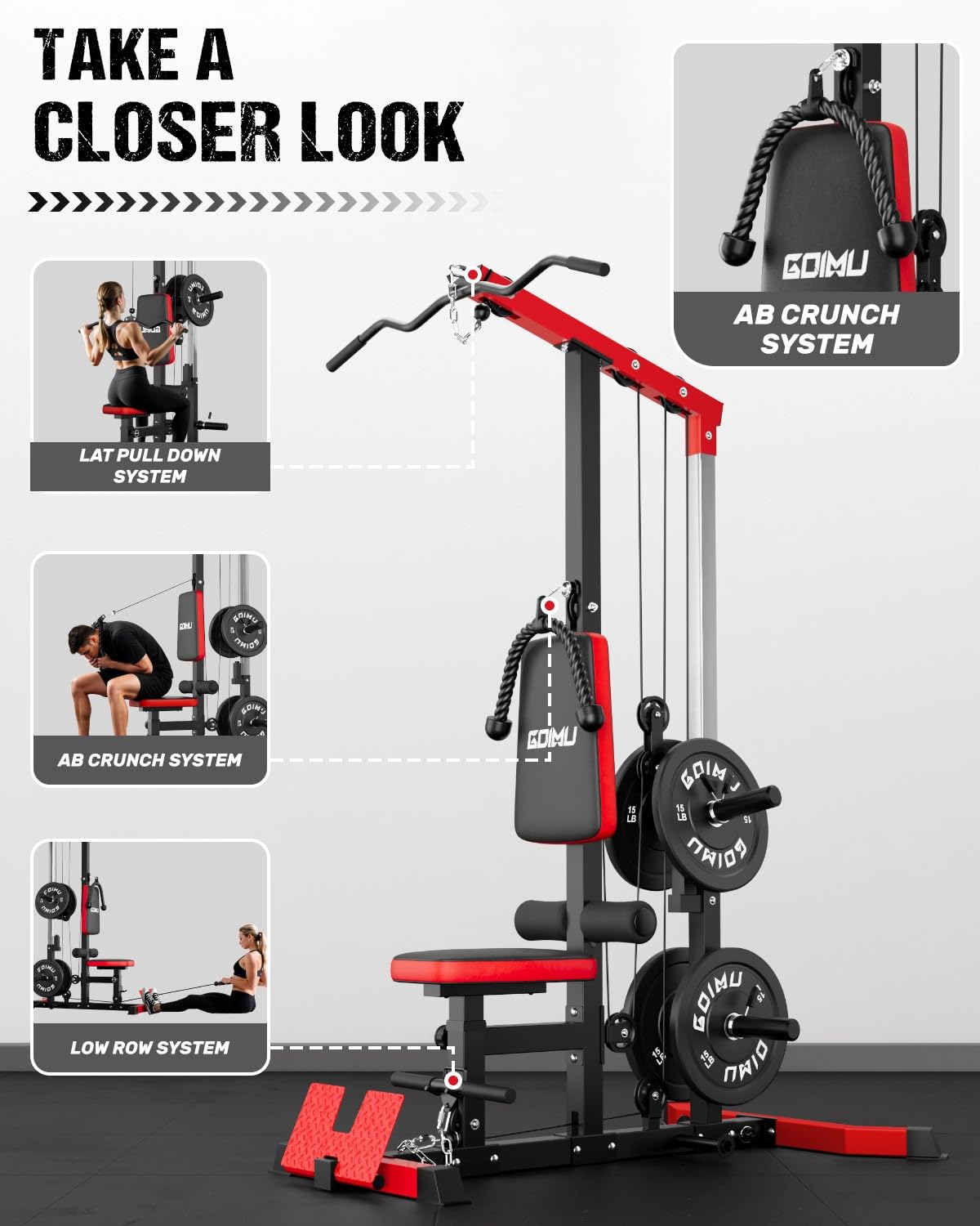 LAT Pulldown & Row Cable Machi - огляд і ціна Home Gym Lat Pulldown
