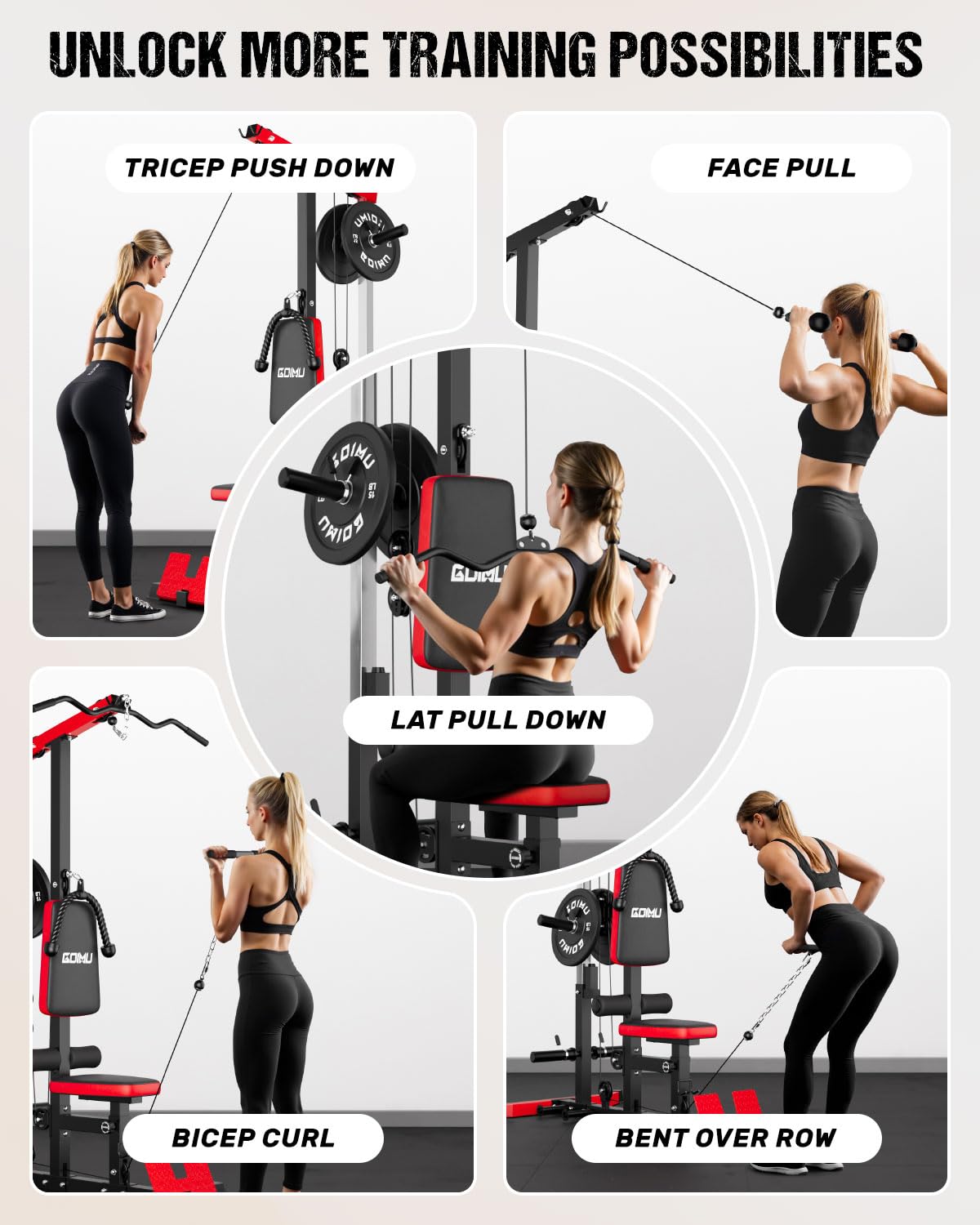 LAT Pulldown & Row Cable Machi - огляд і ціна Home Gym Lat Pulldown