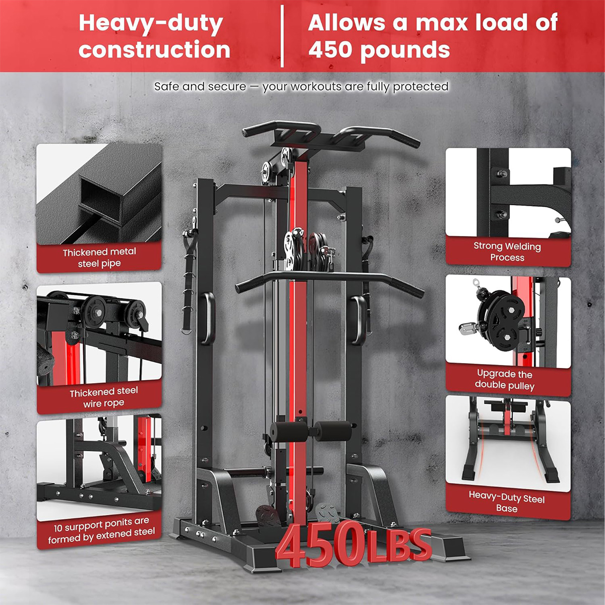 Pooboo Home Gym Machine - High - огляд і ціна Home Gym System