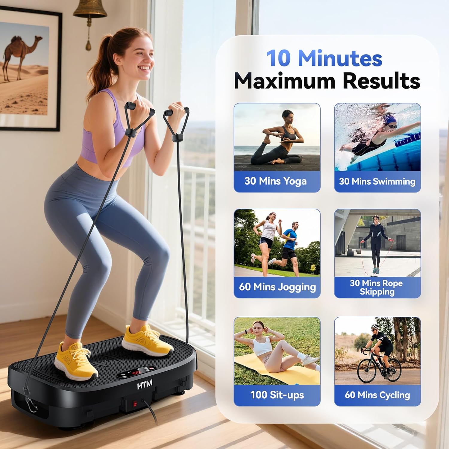 Vibration Plate Fat Burning Fi - огляд і ціна Home Gym Academy