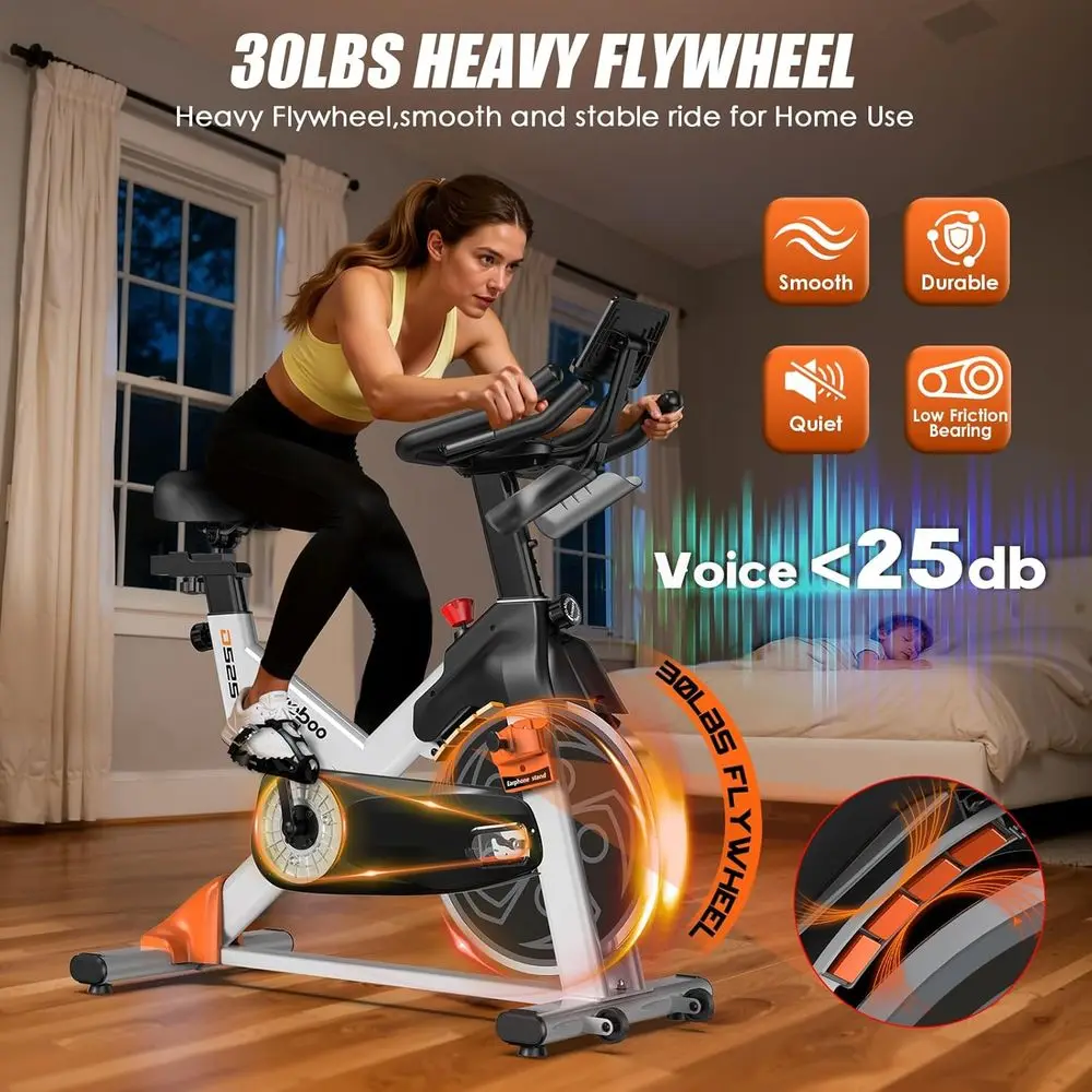 Silent Magnetic Exercise Bike  - огляд і ціна Home Gym Bike