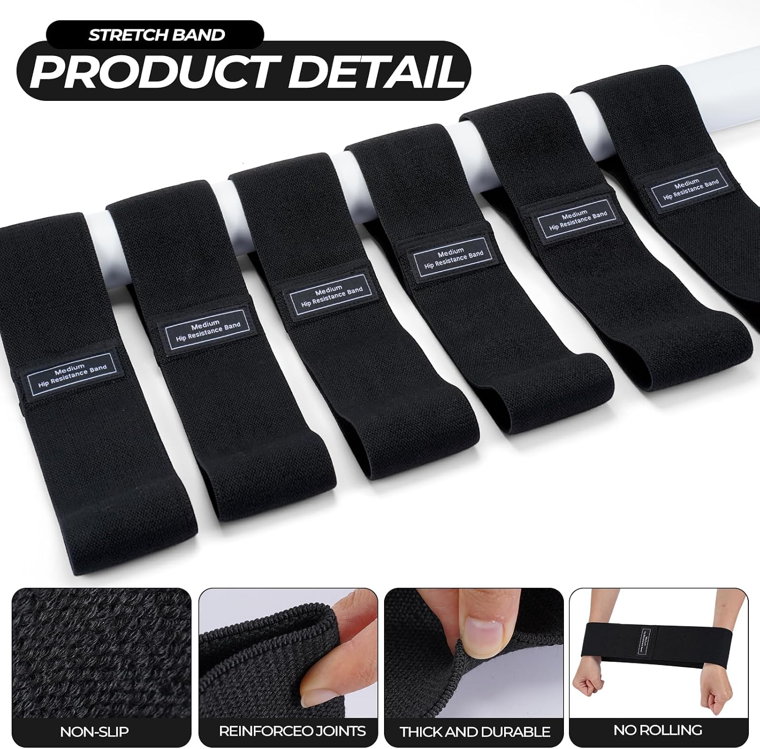 18 Pcs Pilates Ring And Ball S - огляд і ціна Resistance Loop Mini Band