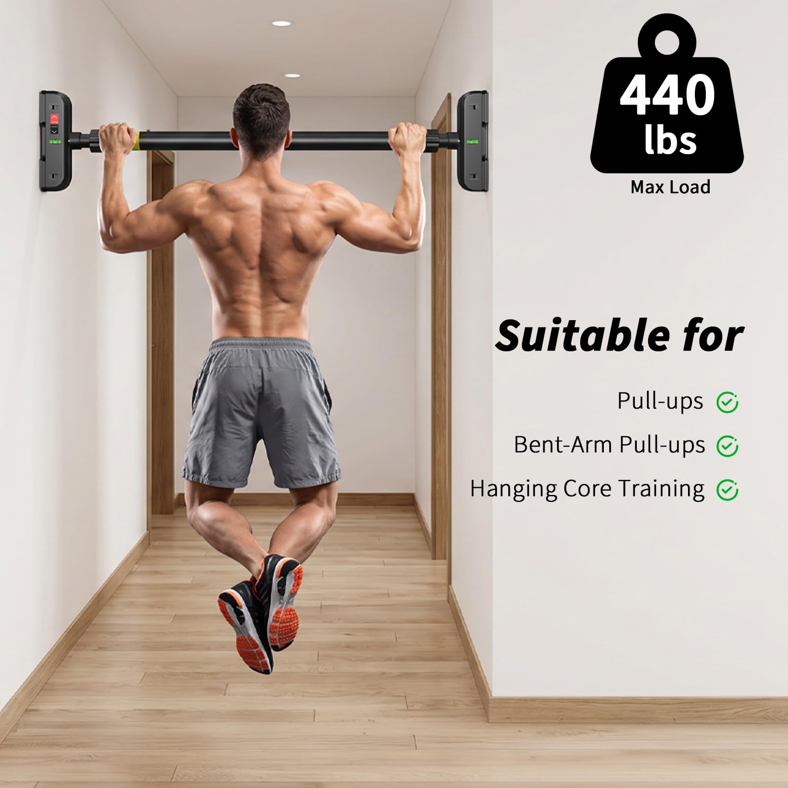 Pull Up Bar for Doorway, Door  - огляд і ціна Suspension Trainer Door