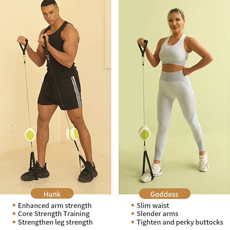 Portable Retractable Cable Tra - огляд і ціна Home Gym System