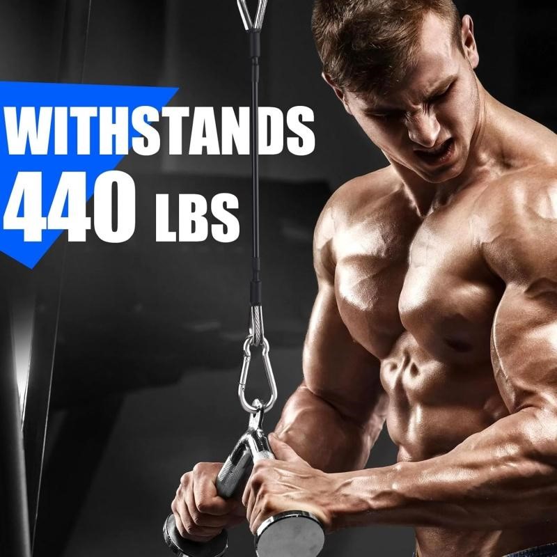 1/2Pcs 25cm Gym Cable Extensio - огляд і ціна Home Gym Lat Pulldown