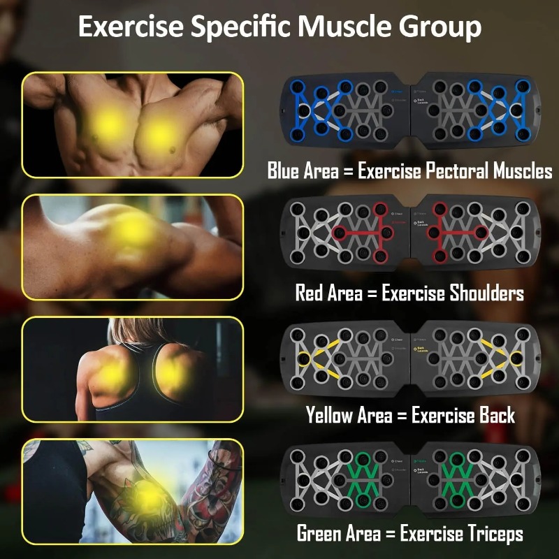 Foldable Push Up Board with Re - огляд і ціна Home Gym Academy